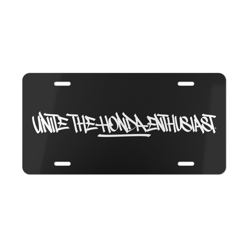 Vanity Plate — "Until The Honda Enthusiast" License Plate - UTHE