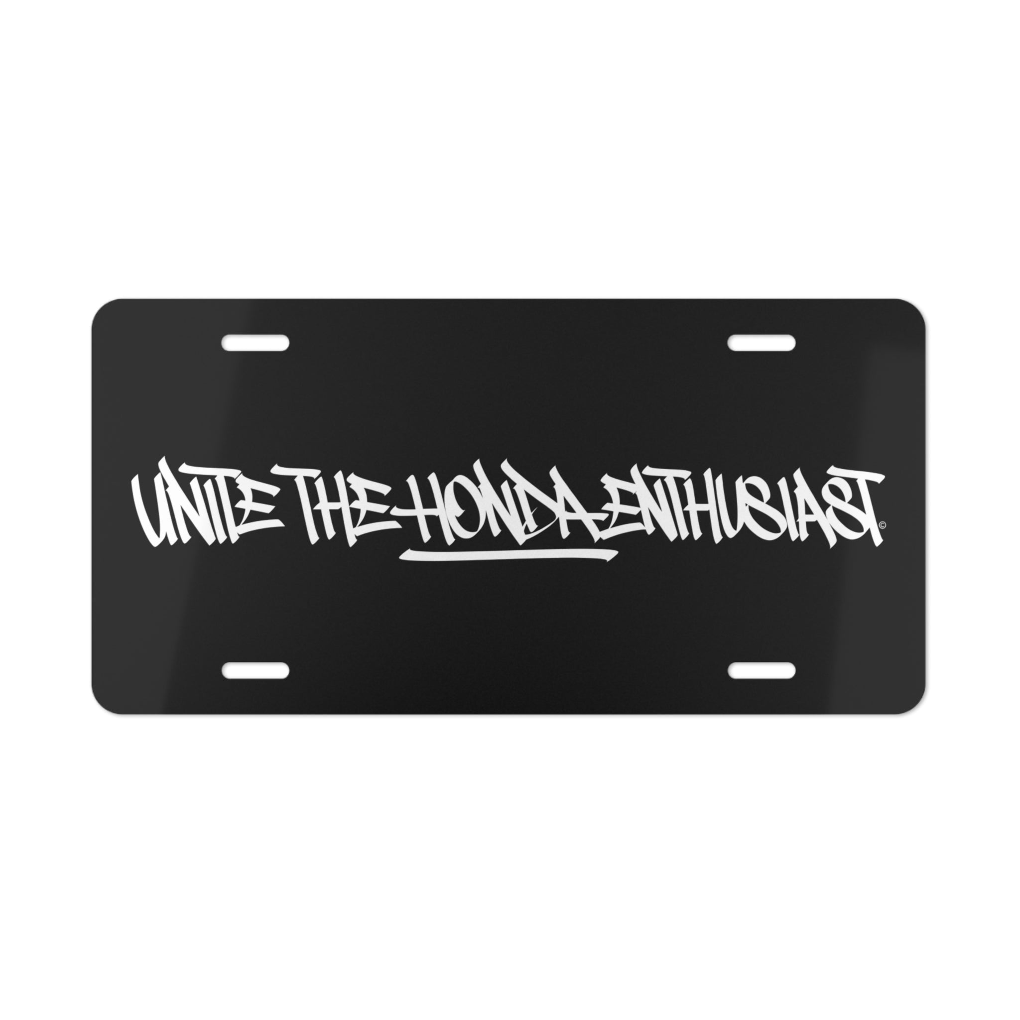 Vanity Plate — "Until The Honda Enthusiast" License Plate - UTHE